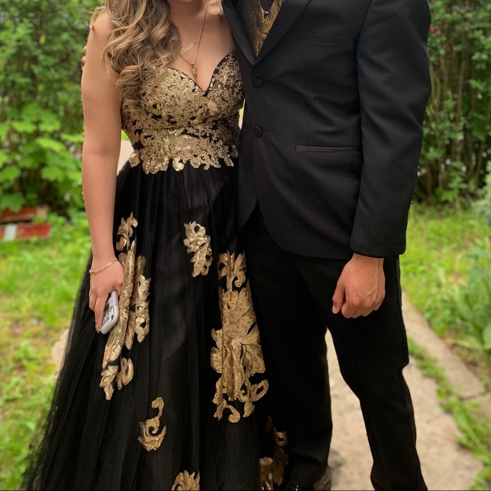 Black & Gold Dress